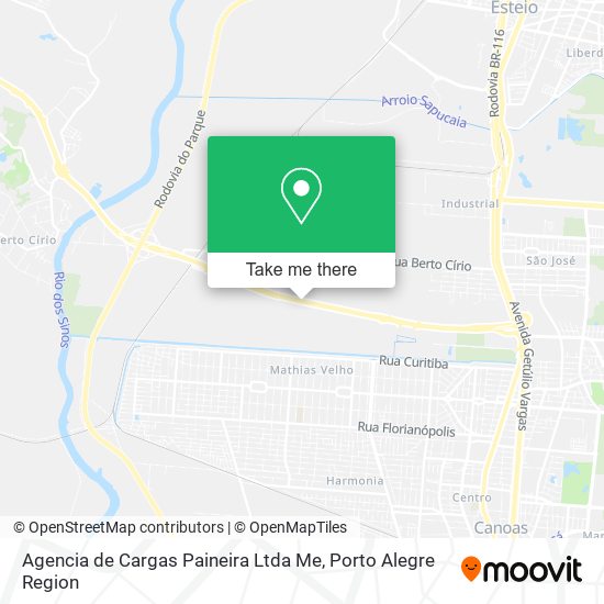 Agencia de Cargas Paineira Ltda Me map