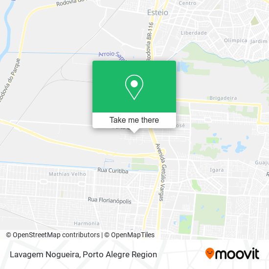 Lavagem Nogueira map