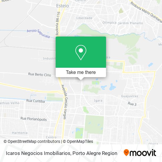 Icaros Negocios Imobiliarios map