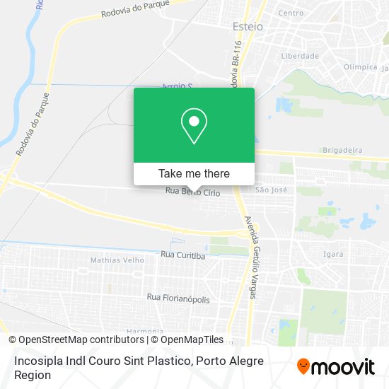Incosipla Indl Couro Sint Plastico map