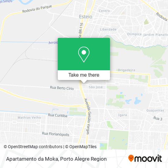 Apartamento da Moka map