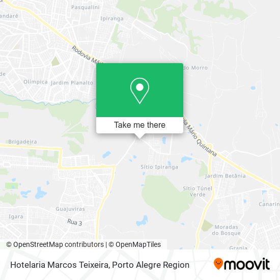 Mapa Hotelaria Marcos Teixeira