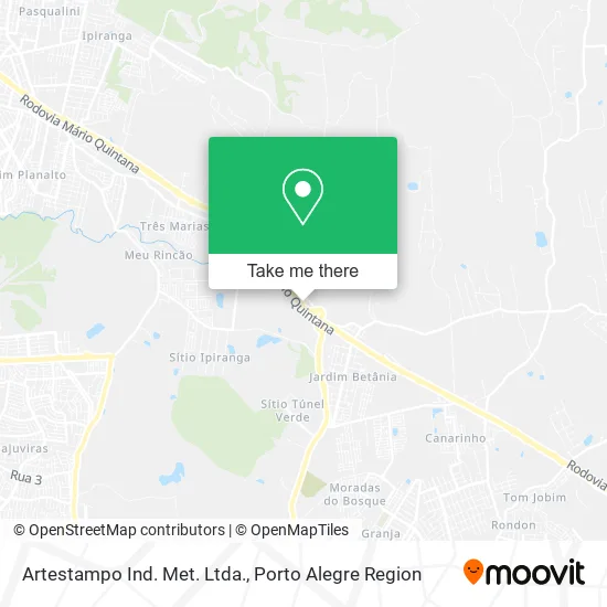 Artestampo Ind. Met. Ltda. map