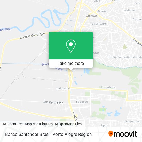 Banco Santander Brasil map