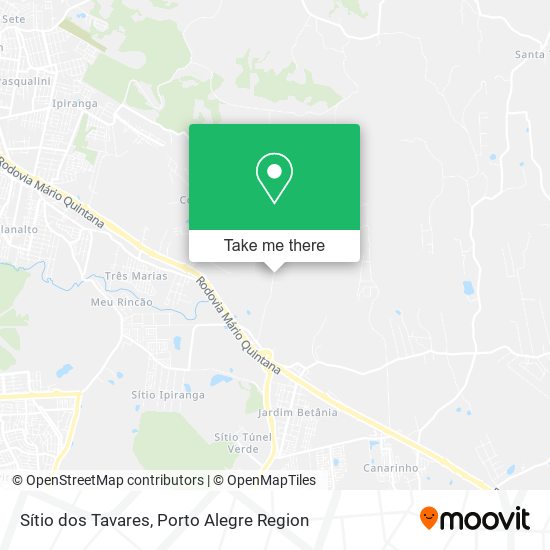 Sítio dos Tavares map