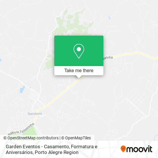 Garden Eventos - Casamento, Formatura e Aniversários map