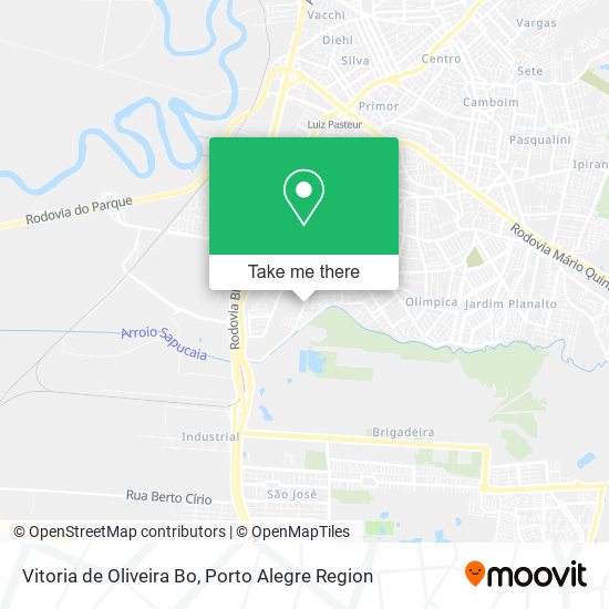 Vitoria de Oliveira Bo map