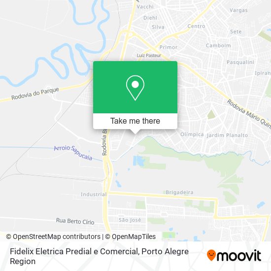 Mapa Fidelix Eletrica Predial e Comercial