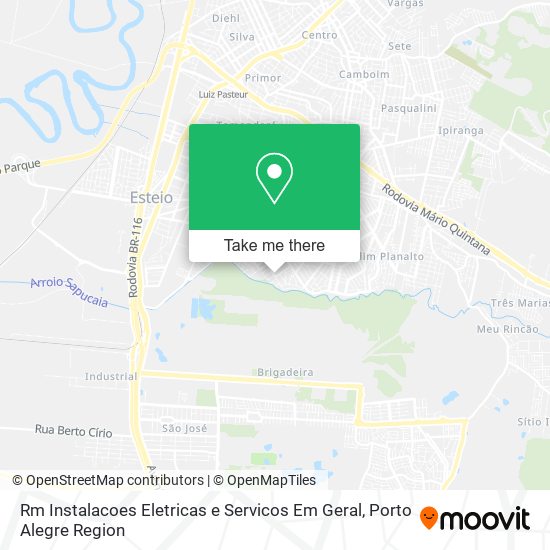 Rm Instalacoes Eletricas e Servicos Em Geral map