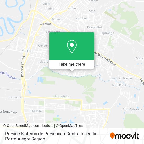 Previne Sistema de Prevencao Contra Incendio map