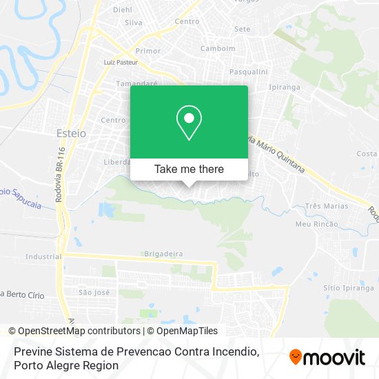 Mapa Previne Sistema de Prevencao Contra Incendio