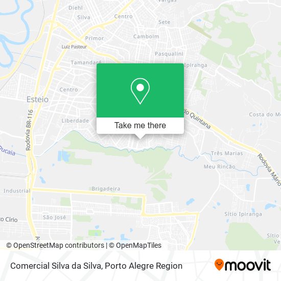 Comercial Silva da Silva map