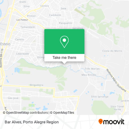 Bar Alves map