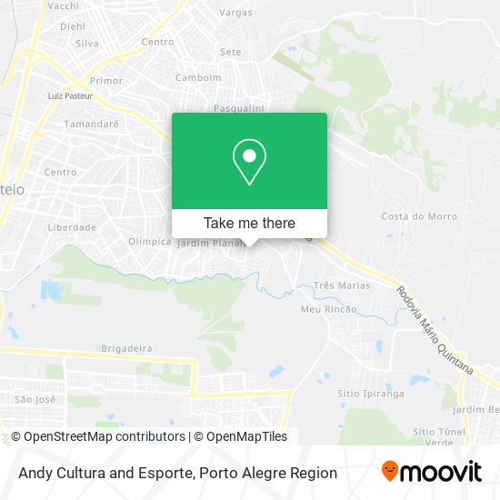 Andy Cultura and Esporte map