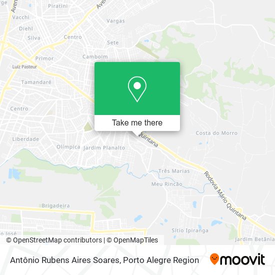 Antônio Rubens Aires Soares map