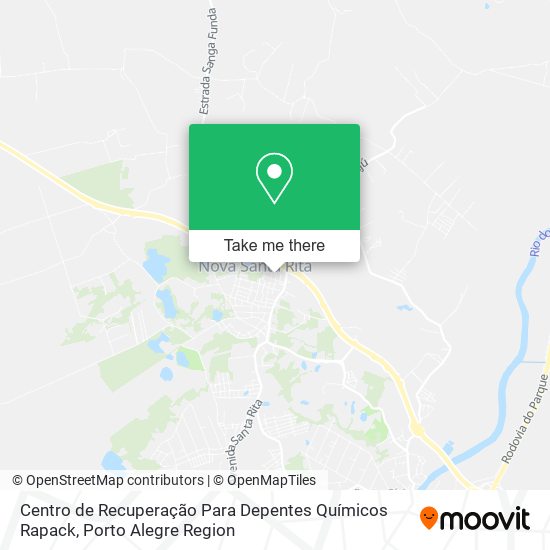 Centro de Recuperação Para Depentes Químicos Rapack map