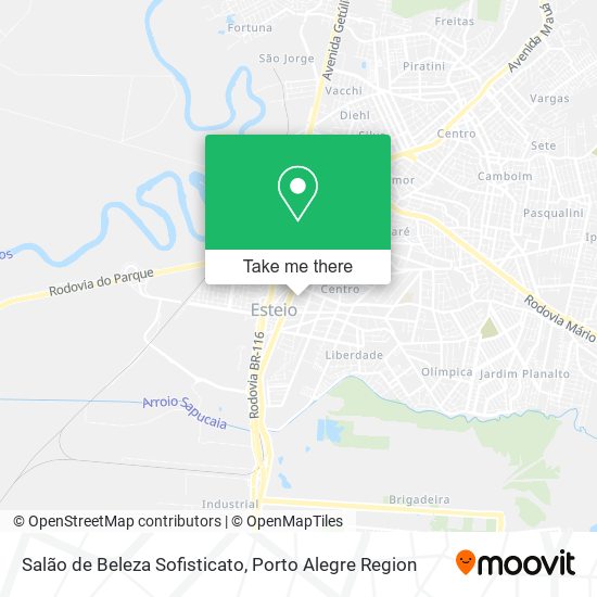 Salão de Beleza Sofisticato map