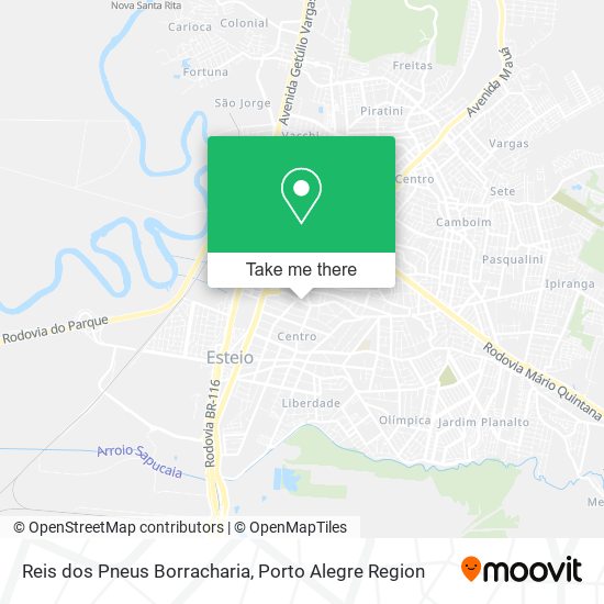 Reis dos Pneus Borracharia map