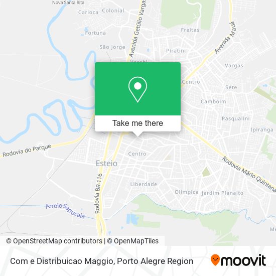 Com e Distribuicao Maggio map