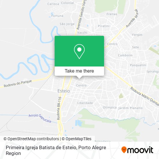 Primeira Igreja Batista de Esteio map