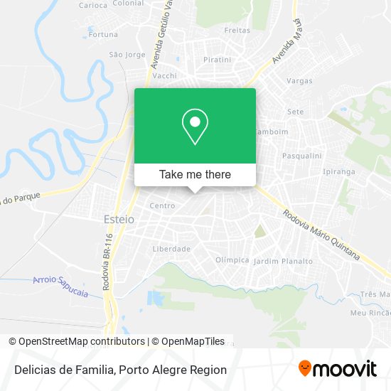 Delicias de Familia map