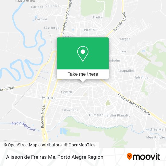 Alisson de Freiras Me map