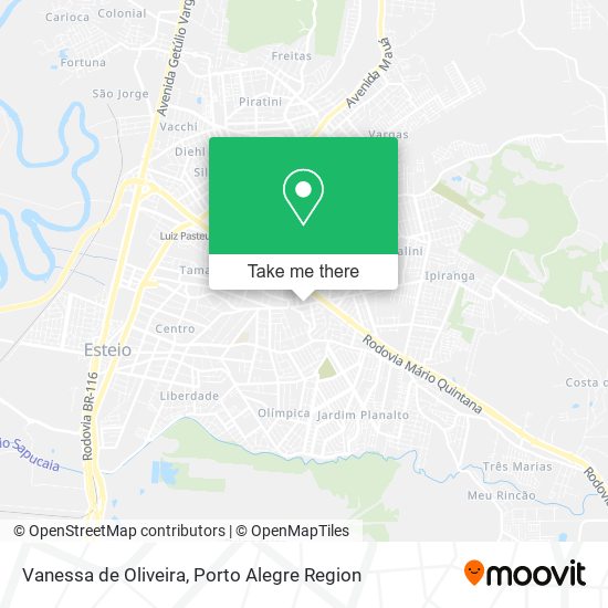 Vanessa de Oliveira map
