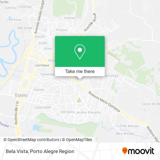 Mapa Bela Vista