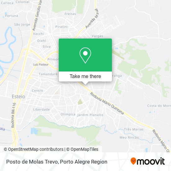 Posto de Molas Trevo map