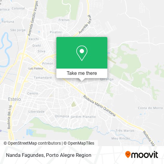 Nanda Fagundes map