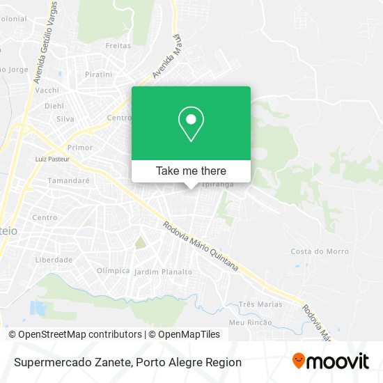 Supermercado Zanete map