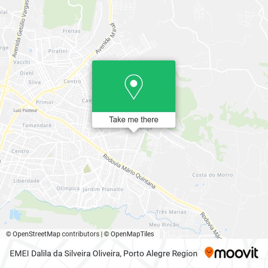 EMEI Dalila da Silveira Oliveira map