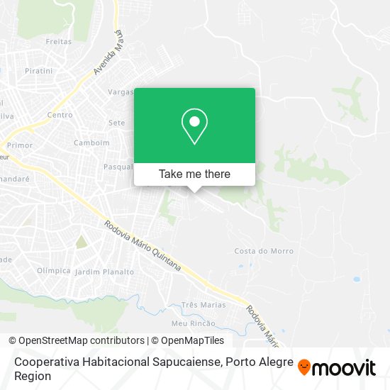 Mapa Cooperativa Habitacional Sapucaiense