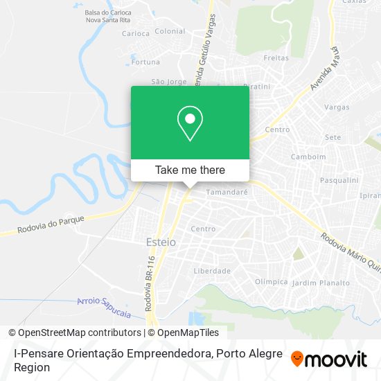 I-Pensare Orientação Empreendedora map