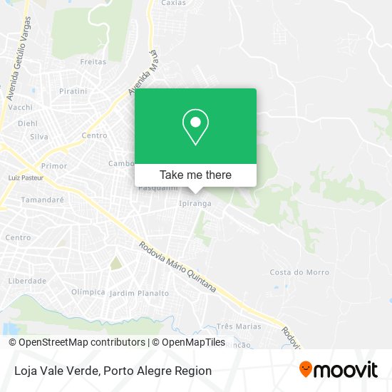 Mapa Loja Vale Verde