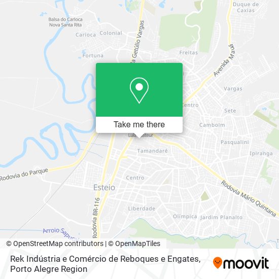 Rek Indústria e Comércio de Reboques e Engates map