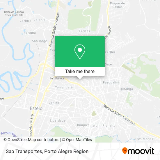 Sap Transportes map