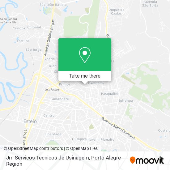 Jm Servicos Tecnicos de Usinagem map