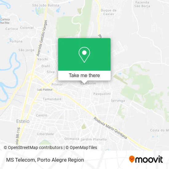 MS Telecom map
