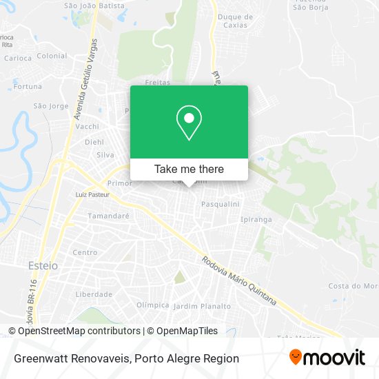 Greenwatt Renovaveis map