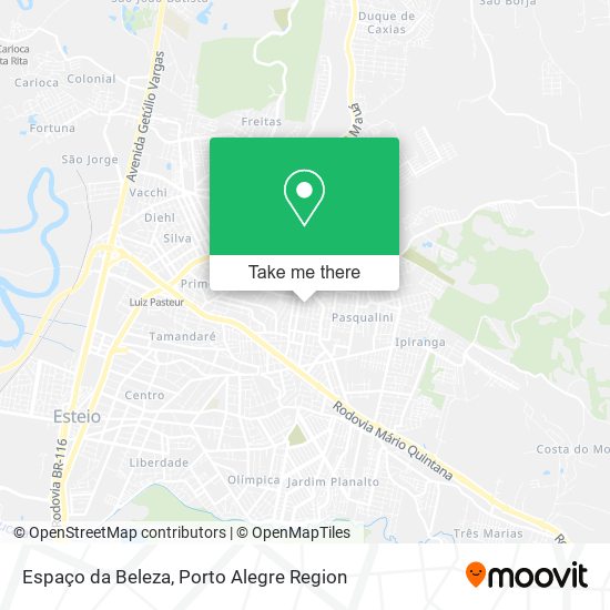 Espaço da Beleza map