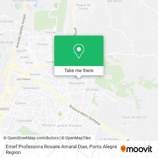 Emef Professora Rosane Amaral Dias map