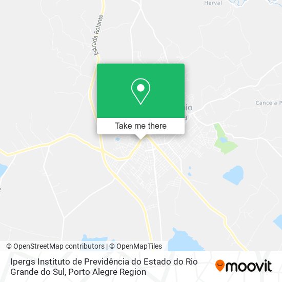 Ipergs Instituto de Previdência do Estado do Rio Grande do Sul map