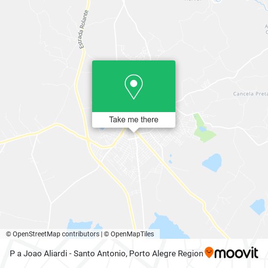 Mapa P a Joao Aliardi - Santo Antonio