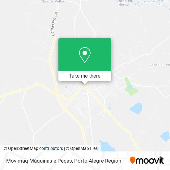 Mapa Movimaq Máquinas e Peças