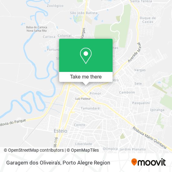 Mapa Garagem dos Oliveira's