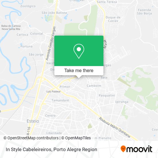 In Style Cabeleireiros map