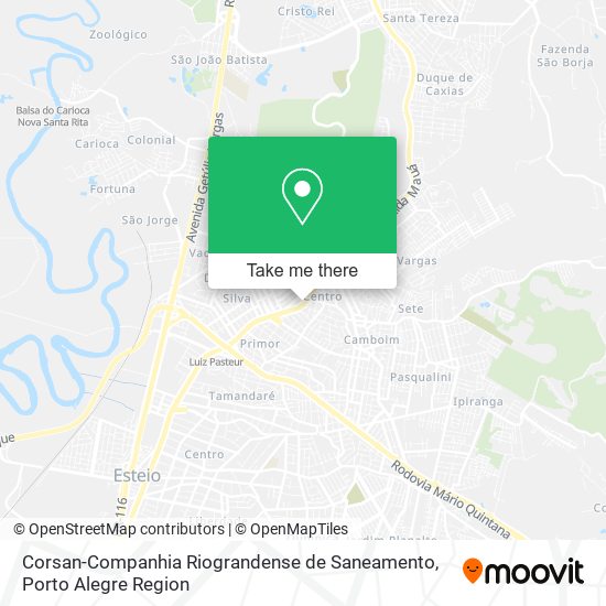 Mapa Corsan-Companhia Riograndense de Saneamento