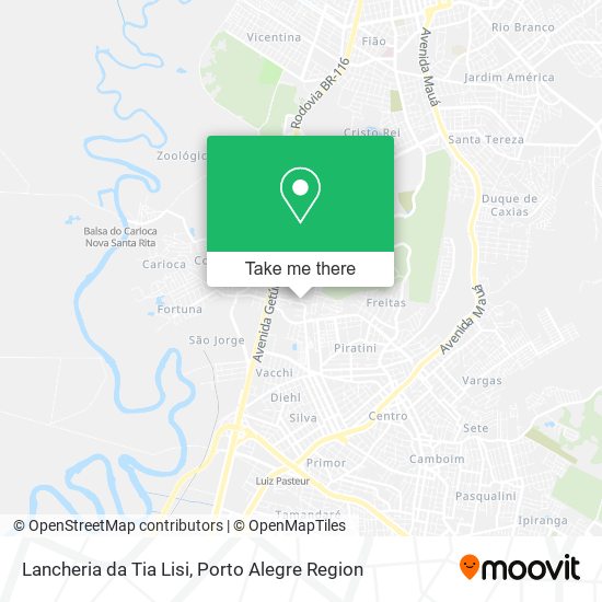 Lancheria da Tia Lisi map