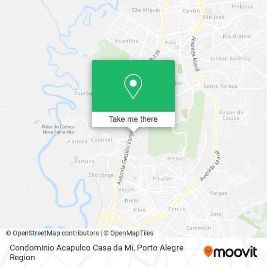 Condomínio Acapulco Casa da Mi map